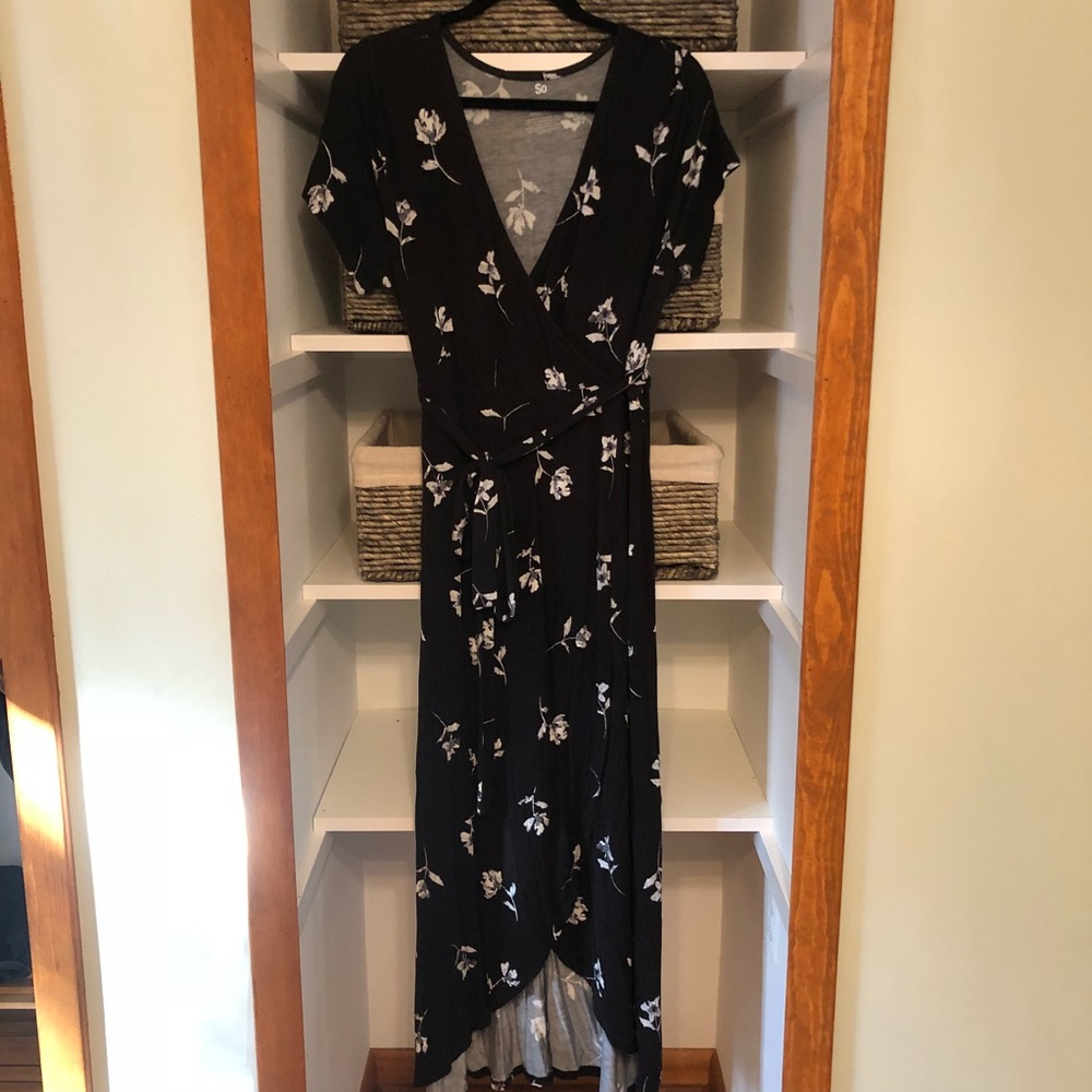 Faux Wrap Dress
